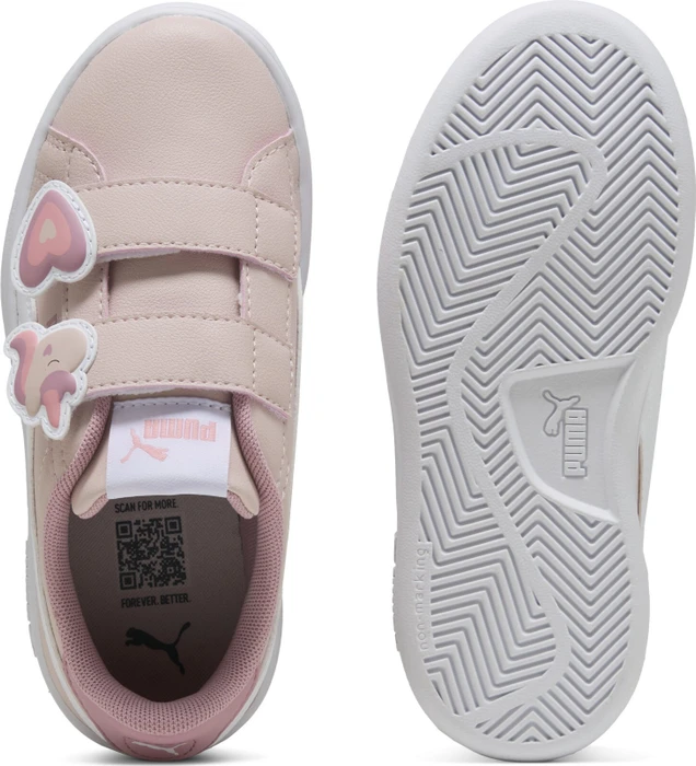 Puma Smash 3.0 Badges mauve mist/puma white (Junior)