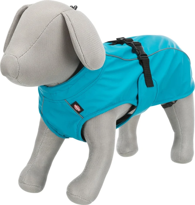 Trixie Vimy Regenmantel für Hunde, türkis, 25cm