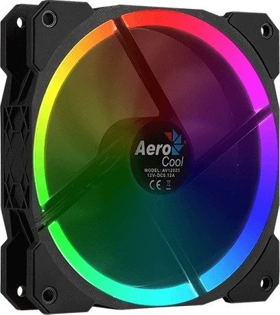 AeroCool Orbit RC, LED-Steuerung, Fernbedienung, 120mm, 3er-Pack