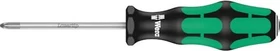 Wera Kraftform Plus Serie 300 355PZ Pozidriv Schraubendreher, PZ1x80mm