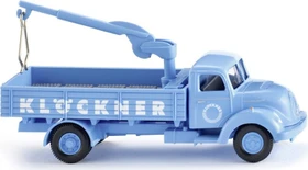 Wiking Pritschen-Lkw mit Ladekran Magirus Sirius Klöckner
