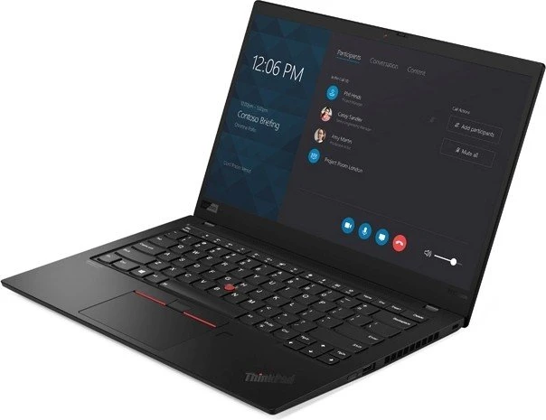Lenovo ThinkPad X1 Carbon G7, Black Paint, Core i5-8265U, 8GB RAM, 256GB SSD, DE