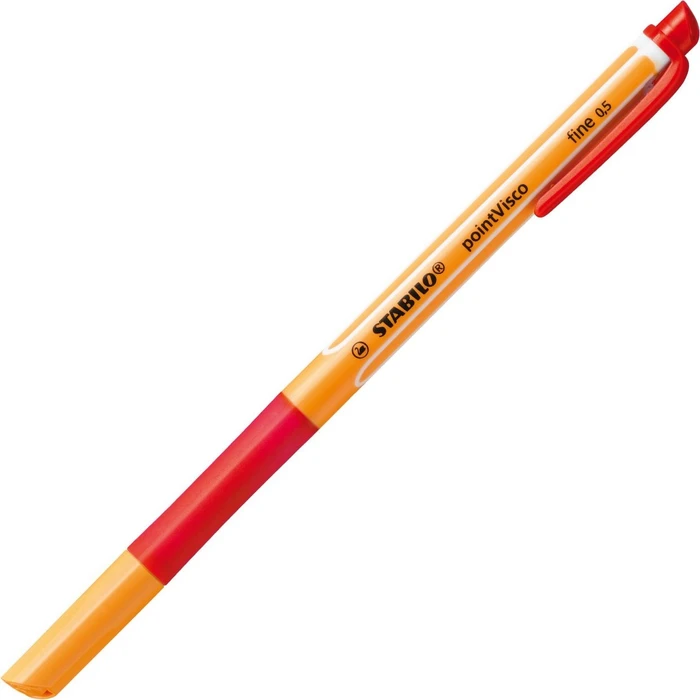 STABILO pointVisco Tintenroller (Mine) rot/orange, 10er-Pack