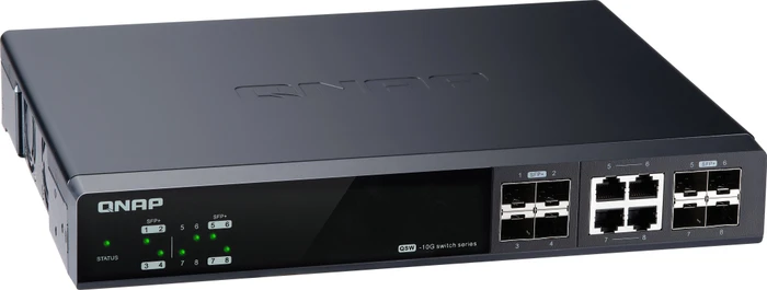 QNAP QSW-M800 Desktop 10G Managed Switch, 4x SFP+, 4x RJ-45/SFP+