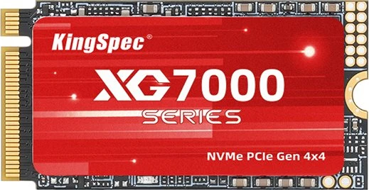 KingSpec XG7000 512GB, M.2 2242 / M-Key / PCIe 4.0 x4, Heatspreader