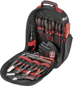 Cimco 17 0534 Industrierucksack POWER Handwerkzeugset inkl. Tasche, 24-tlg.