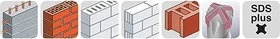 kwb CROSS-TIP SDS-plus Hammerbohrer, 14x100x160mm, 1 Stück