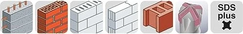 kwb CROSS-TIP SDS-plus Hammerbohrer, 14x100x160mm, 1 Stück
