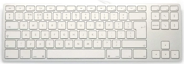 Matias Wired Aluminium TKL Mac Keyboard, silber, USB, UK