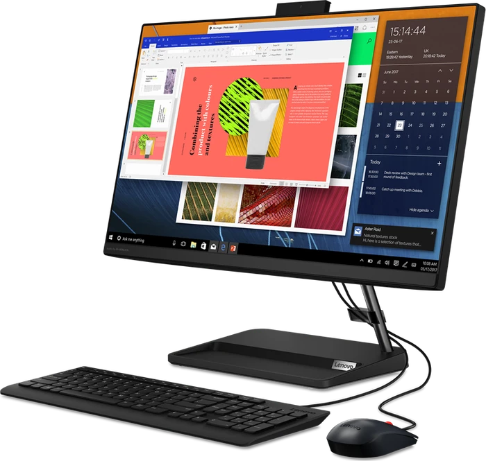 Lenovo IdeaCentre AIO 3 24ALC6, schwarz, Ryzen 5 5625U, 16GB RAM, 1TB SSD, DE