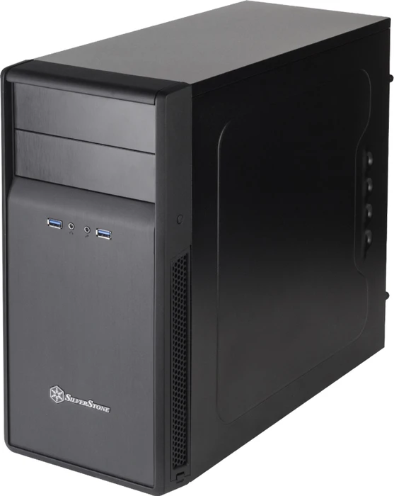 SilverStone Precision PS09 schwarz, schallgedämmt