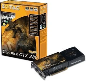 Zotac GeForce GTX 280 AMP!, 1GB DDR3, 2x DVI, S-Video