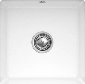 Villeroy & Boch Subway 50 SU Unterbau Becken mittig mit Ablauffernbedienung snow white
