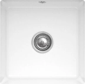 Villeroy & Boch Subway 50 SU Unterbau Becken mittig mit Ablauffernbedienung snow white