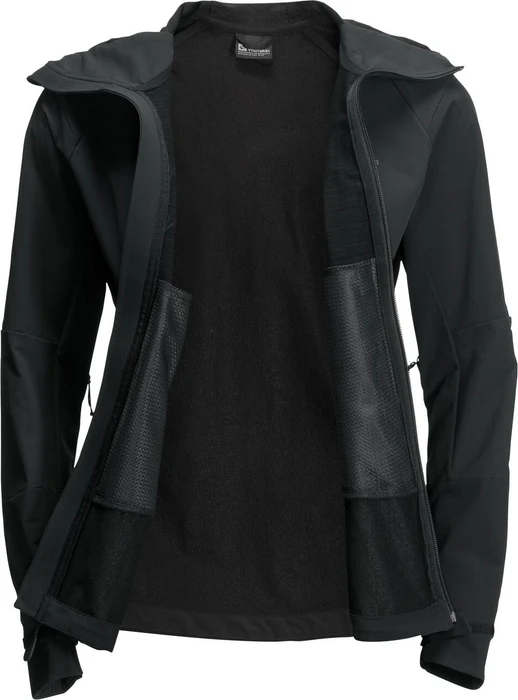 Jack Wolfskin Kammweg Funktionsjacke schwarz (Damen)