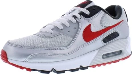 Nike Air Max 90 photon dust/metallic silver/black/university red (Herren)