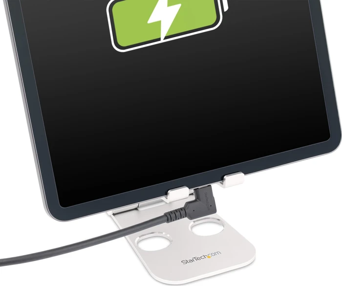 StarTech USB Kabel, USB 3.1, 10Gb/s, 4K60Hz, 100W, USB-C [Stecker] auf USB-C [Stecker], 90° gewinkelt, 200cm