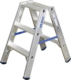 Krause Stabilo Professional Alu 2-tlg. Stehleiter, 2x 3 Stufen