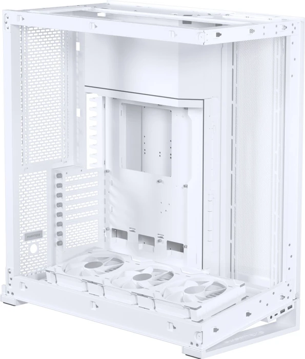 Phanteks NV9 Matte White, weiß, Glasfenster