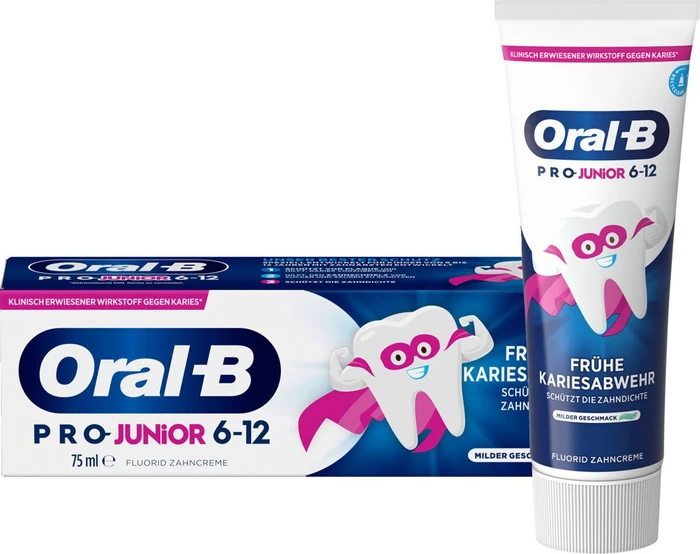 Oral-B Pro Junior 6-12 Jahre Kinderzahncreme, 75ml