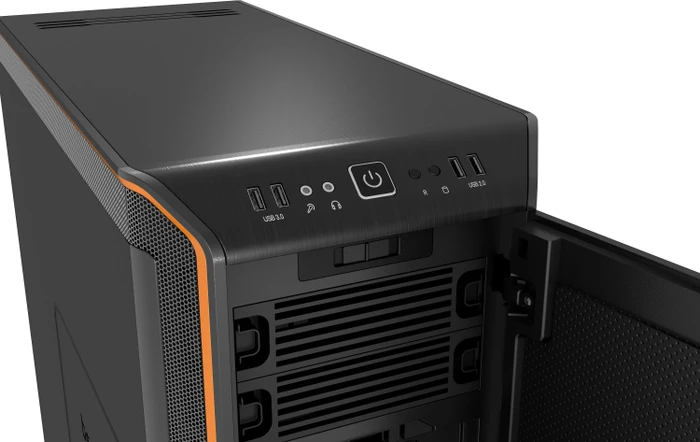 be quiet! Dark Base 900, orange, schallgedämmt