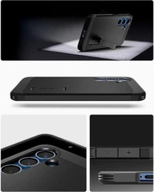 Spigen Tough Armor AI (MagFit) für Samsung Galaxy S25 schwarz (ACS09008)