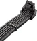 CableMod Universal Pro ModMesh, 12V-2x6 Kabel, StealthSense, natives 12V-2x6 Kabel, 1x 16-Pin PCIe 5.1 Stecker auf 16-Pin PCIe 5.1 Stecker, 90°, Variante A, carbon, 60cm Vorschaubild