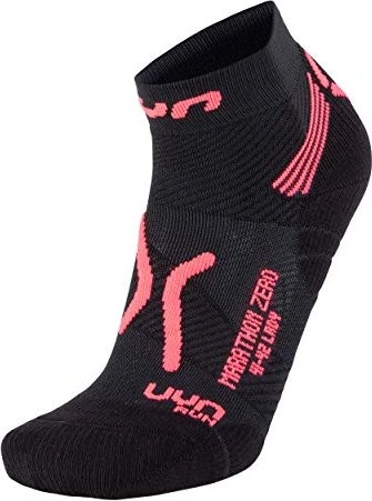 UYN Run Marathon Zero Laufsocken black/coral fluo (Damen)