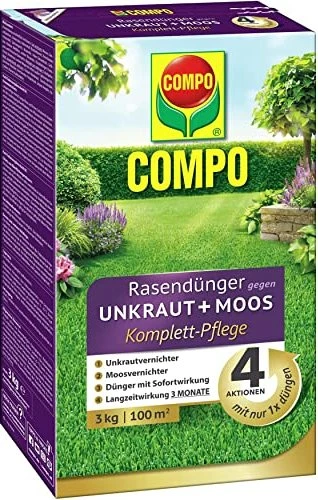 Compo Floranid Rasendnger gegen Unkraut+Moos 4in1, 3kg (26159) ab  26,09  (2026) | heise preisvergleich Deutschland