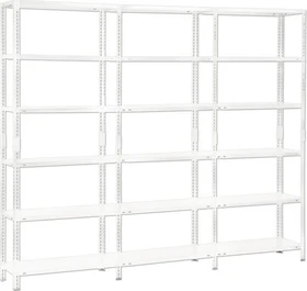 Schulte Lagertechnik PowerMAX Schwerlastregal 280x230x35cm weiß