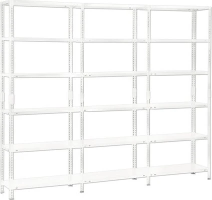 Schulte Lagertechnik PowerMAX Schwerlastregal 280x230x35cm weiß