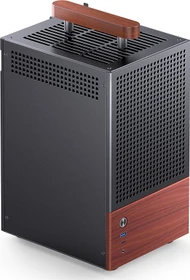 Jonsbo T6 Black, schwarz/braun, Glasfenster, Mini-ITX (T6 Black)