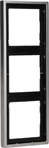 Jung Serie LS 990 Rahmen 3-fach, edelstahl