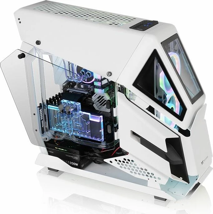 Thermaltake AH T600 Snow Edition, weiß, Glasfenster