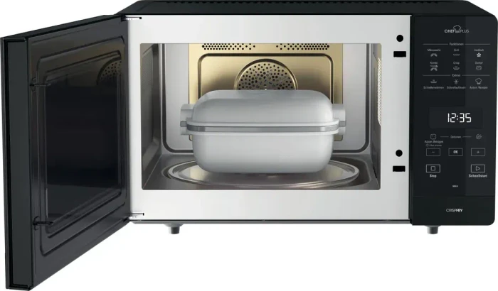 Bauknecht MW 49 BL Mikrowelle mit Grill/Heißluft/Dampfgarer