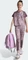 adidas Print T-Shirt kurzarm sandy pink/shadow fig/reflective silver (Junior) Vorschaubild