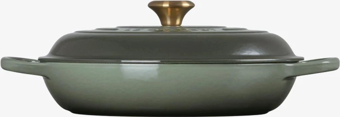 Le Creuset Gourmet-Profitopf Bräter aus Gusseisen rund 30cm 3.5l thyme