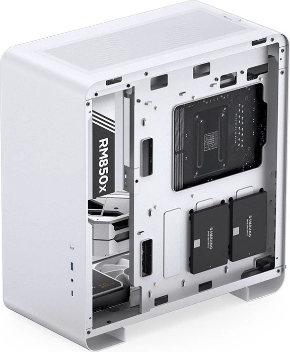Jonsbo U4 Pro, weiß, Glasfenster