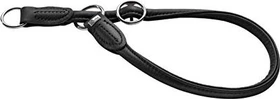Hunter Round & Soft Dressurhalsung, Hundehalsband, Leder, Nappaleder, rund, weich, 50 (M-L), schwarz