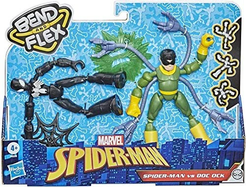 Hasbro Marvel Bend and Flex - Black Suit Spider-Man gegen Doc Ock