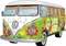 Ravensburger Puzzle Volkswagen T1 Hippie Style Vorschaubild
