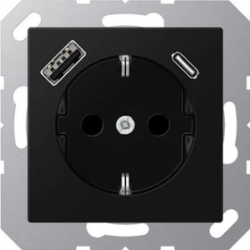 Jung SCHUKO Steckdose mit USB-Ladegerät