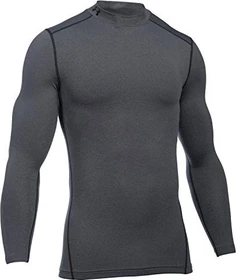 Under Armour ColdGear Armour Kompressionsshirt langarm carbon heather (Herren)