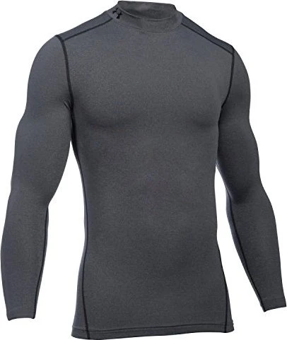 Under Armour ColdGear Armour Kompressionsshirt langarm carbon heather (Herren)