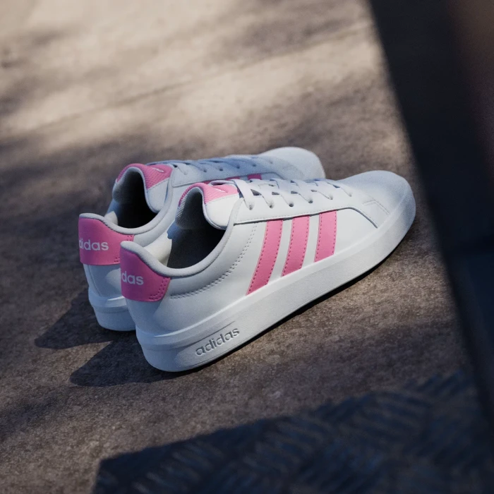adidas Grand Court 3.0 cloud white/bliss pink (Junior)