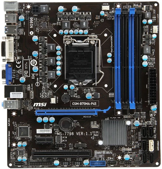 MSI CSM-B75MA-P45 (Intel 1155)
