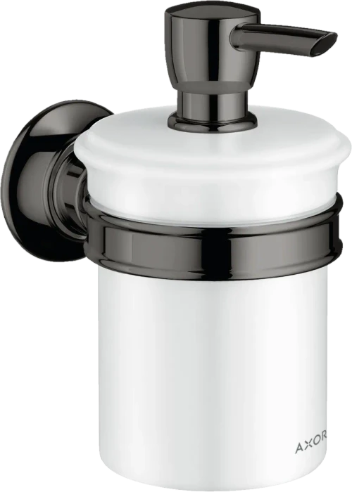Hansgrohe Axor Montreux Seifenspender mit Halter polished black chrome