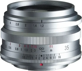 Voigtländer Nokton 35mm 1.2 für Fujifilm X silber