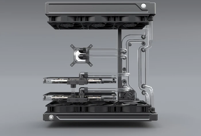Lian Li O11D Distro-Plate G1 designed by EKWB, Verteilerplatte inkl. DDC 3.1, ARGB
