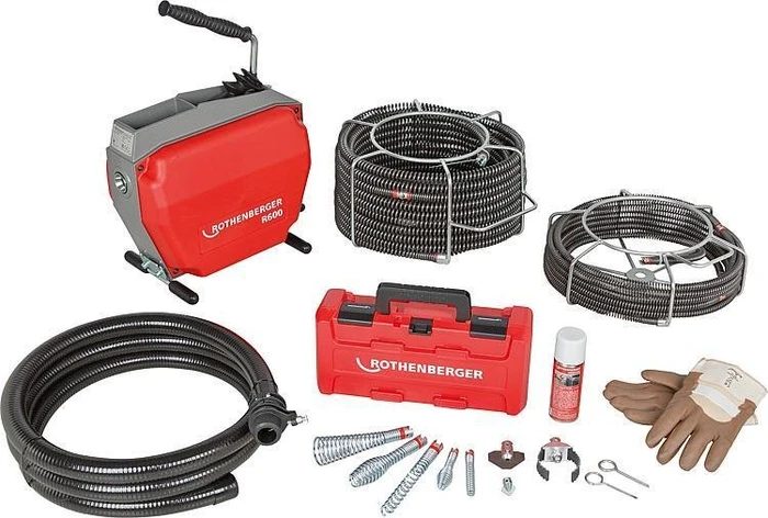 Rothenberger R600 Elektro-Rohrreinigungsmaschine inkl. Zubehör